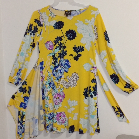 Women's dress, ECI, large, multicolored, - Picture 2 of 5